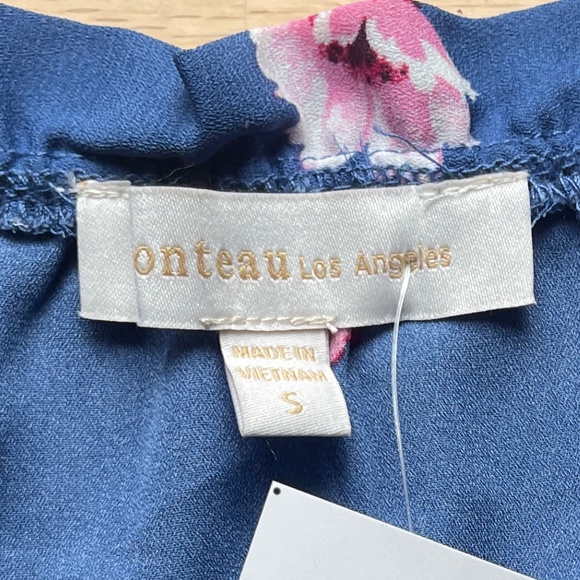 Brand New Women’s Monteau Blue Floral Dress - Picture 6 of 12